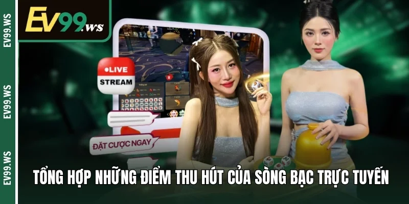 Sòng Bài Trực Tuyến - Tiêu Chí Chọn Địa Chỉ Cá Cược Uy Tín Tổng hợp những điểm thu hút của sòng bạc trực tuyến